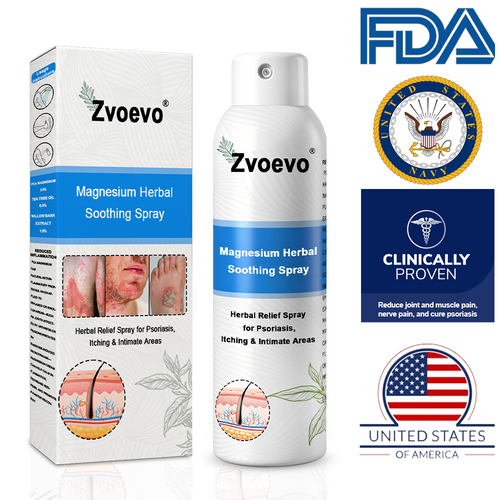 ✅ Official Store: Zvoevo® Magnesium Herbal Psoriasis Spray 👨⚕️ FDA Certified (for the treatment of psoriasis and eczema, improvement of bacterial infections in the genital area, treatment of acne and warts)